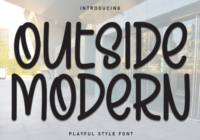 Outside Modern Font - Featured Image