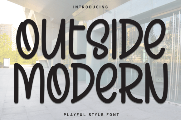 Outside Modern Font - Featured Image
