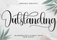 Outstanding Font - Featured Image