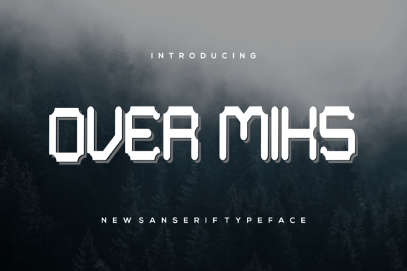 Over Miks Font - Featured Image