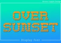 Over Sunset Font - Featured Image