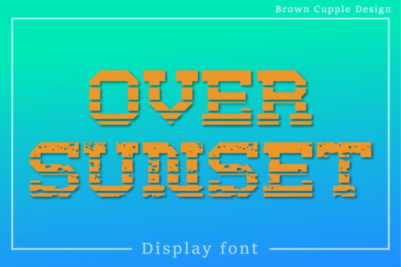 Over Sunset Font - Featured Image