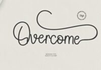 Overcome Font - Featured Image