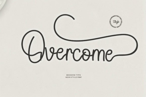 Overcome Font - Featured Image