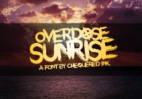 Overdose Sunrise Font - Featured Image