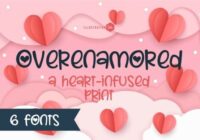 Overenamored Font - Featured Image