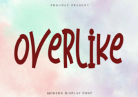 Overlike Font - Featured Image