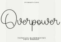Overpower Font - Featured Image