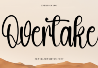 Overtake Font - Featured Image