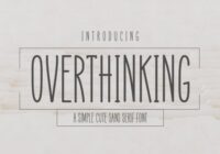 Overthinking Font - Featured Image