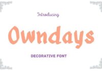 Owndays Font - Featured Image