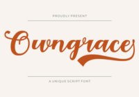 Owngrace Font - Featured Image