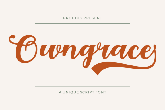 Owngrace Font - Featured Image