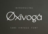 Oxivoga Font - Featured Image