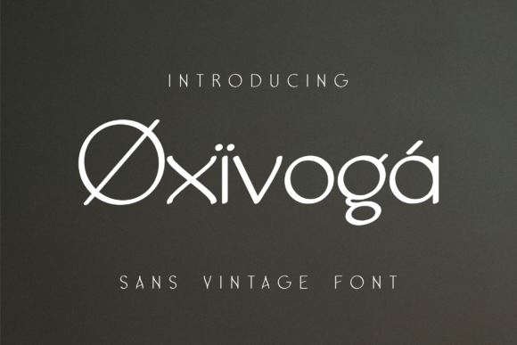 Oxivoga Font - Featured Image