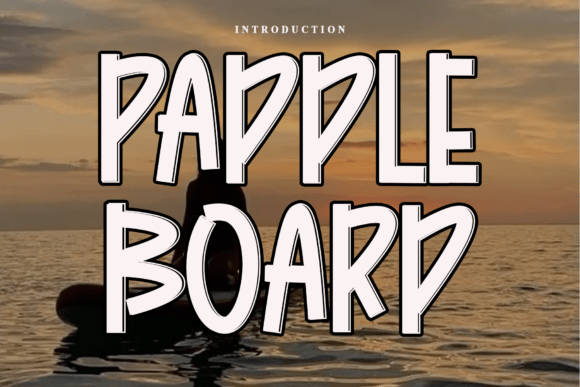Paddle Board Font - Featured Image