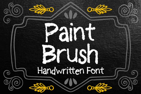 Paint Brush Font - Featured Image