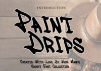 Paint Drips Font - Featured Image