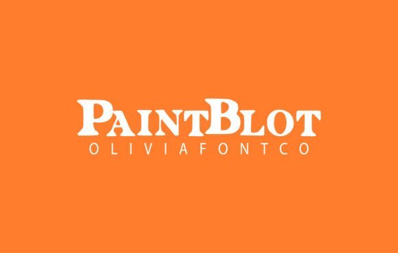 Paintblot Font - Featured Image