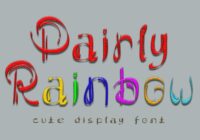 Pairly Rainbow Font - Featured Image