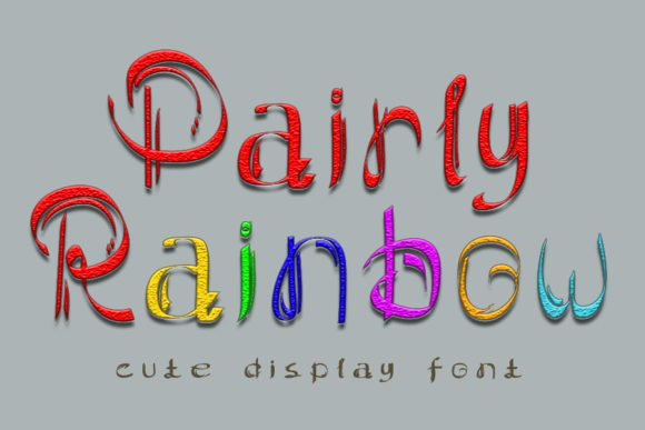 Pairly Rainbow Font - Featured Image