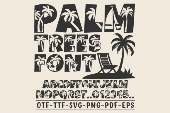 Palm Trees Font - Featured Image