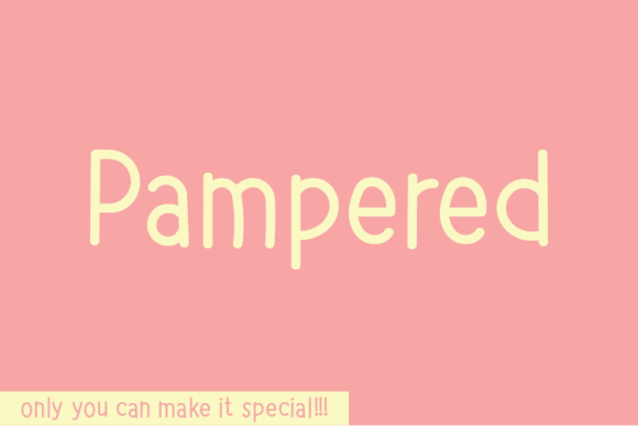 Pampered Font - Featured Image