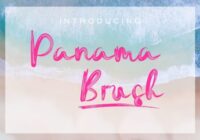 Panama Brush Font - Featured Image