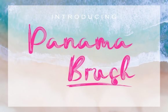 Panama Brush Font - Featured Image
