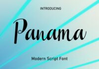 Panama Font - Featured Image