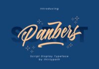 Panbers Font - Featured Image