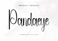 Pandaeye Font - Featured Image