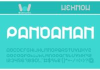 Pandaman Font - Featured Image