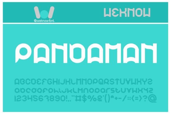 Pandaman Font - Featured Image