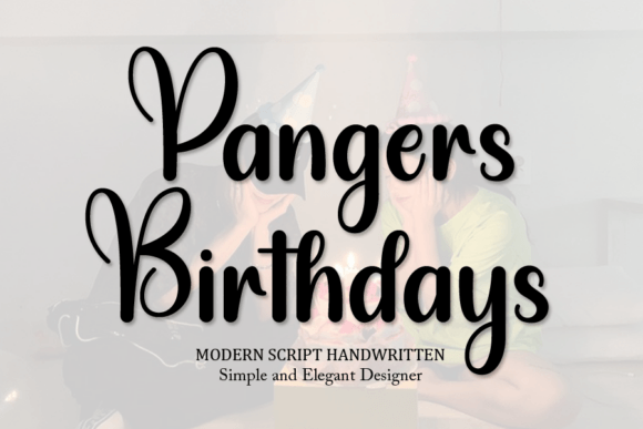 Pangers Birthdays Font - Featured Image