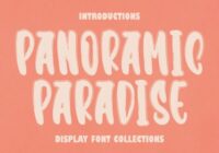 Panoramic Paradise Font - Featured Image
