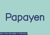 Papayen Font - Featured Image