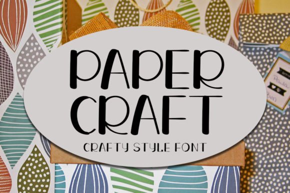 Paper Craft Font - Featured Image