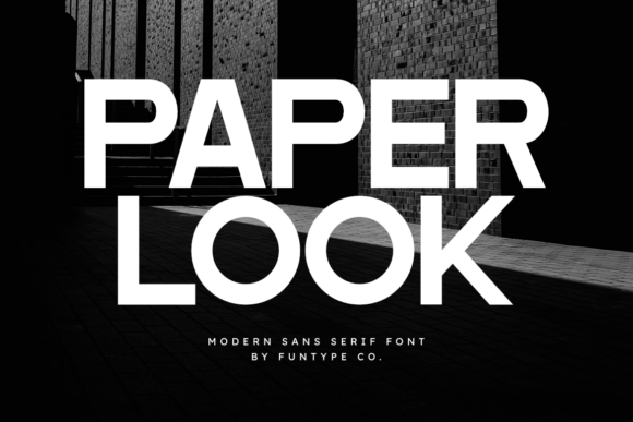 Paper Look Font - Featured Image