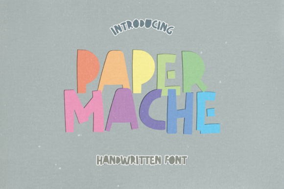 Paper Mache Font - Featured Image