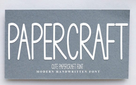 Papercraft Font - Featured Image
