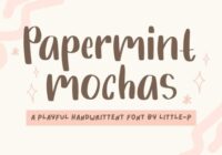 Papermint Mochas Font - Featured Image