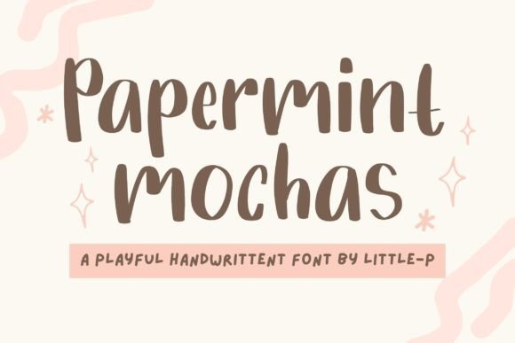 Papermint Mochas Font - Featured Image