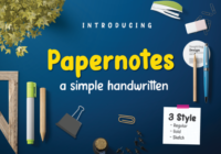 Papernotes Font - Featured Image