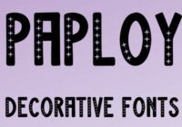 Paploy Font - Featured Image