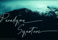 Paradigma Signature Font - Featured Image