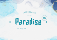 Paradise 886 Font - Featured Image