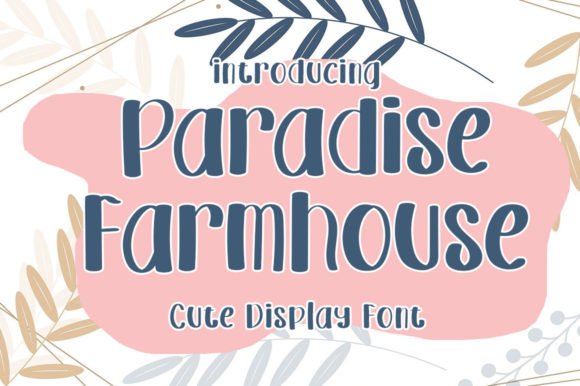 Paradise Farmhouse Font - Featured Image