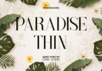 Paradise Thin Font - Featured Image