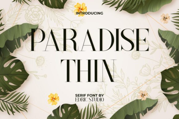 Paradise Thin Font - Featured Image
